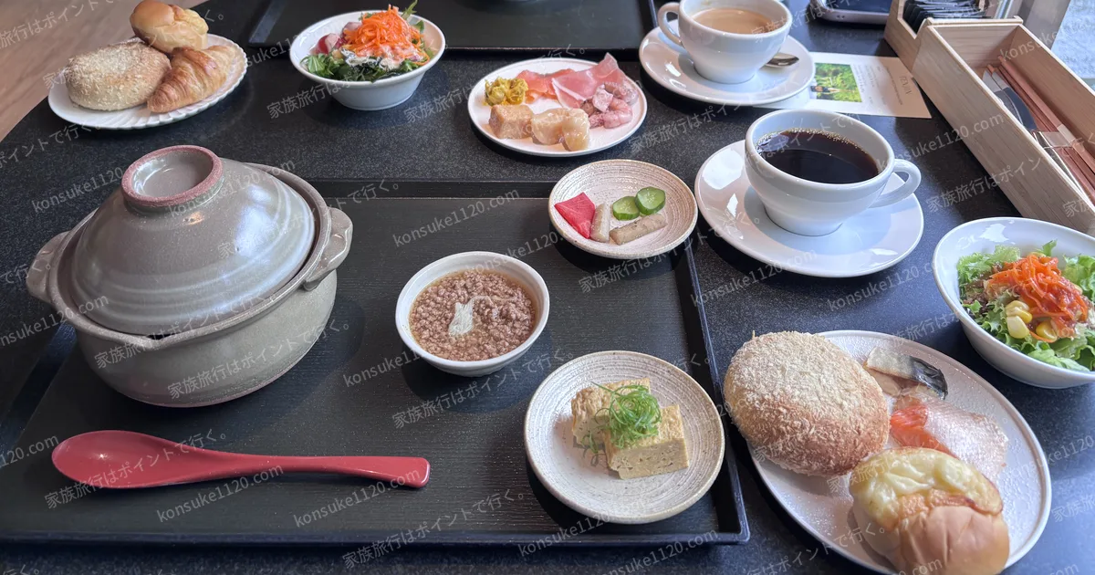 ROKU KYOTOの和洋の朝食