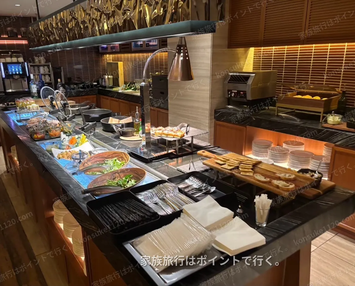 ヒルトン名古屋のエグゼクティブラウンジ